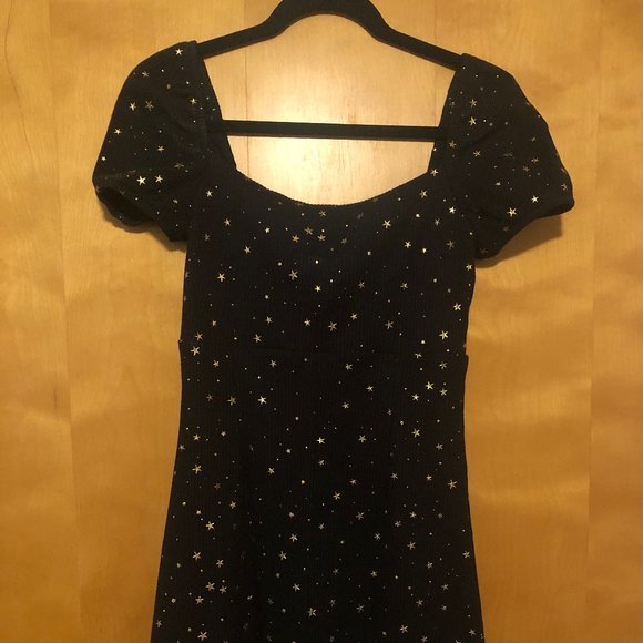 ASOS Glamorous tie front star print dress - Picture 3 of 4